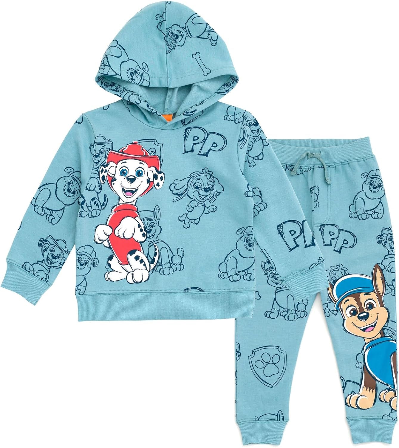 Nickelodeon Paw Patrol - Conjunto de sudadera con capucha y pantalones