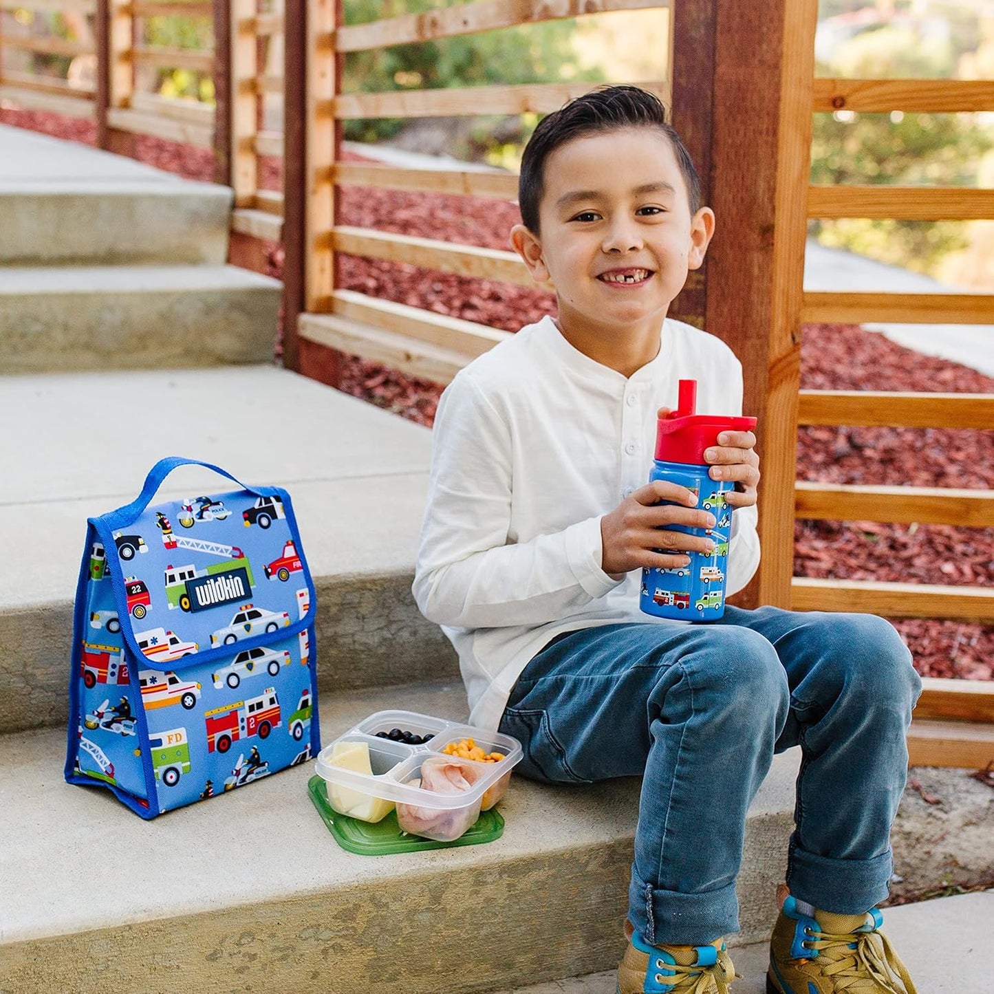 Kids 14 Oz Reusable Bpa-Free Stainless Steel Water Bottle with Leak Proof Lid for Boys & Girls, Insulated, Durable, and Easy to Clean Water Bottles for Toddlers - Heroes