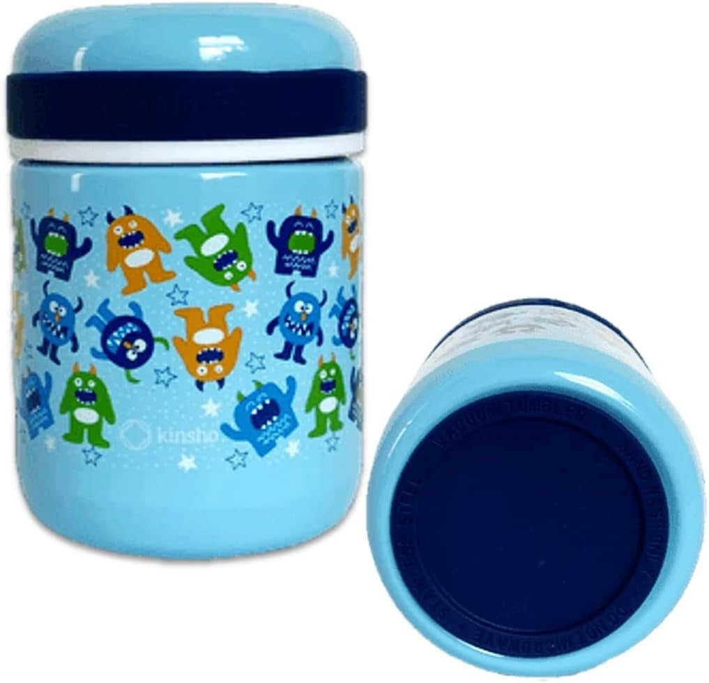 tarro de alimentos de acero inoxidable aislado Kinsho