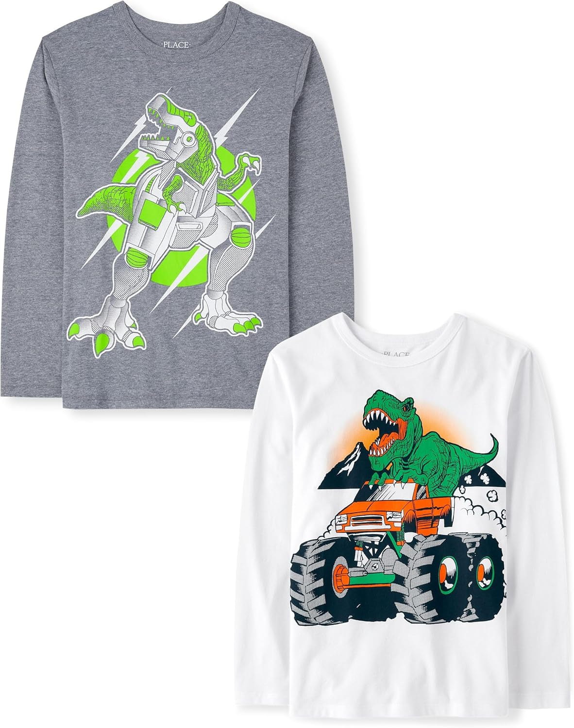 Boys' Dino Long Sleeve Graphic T-Shirts