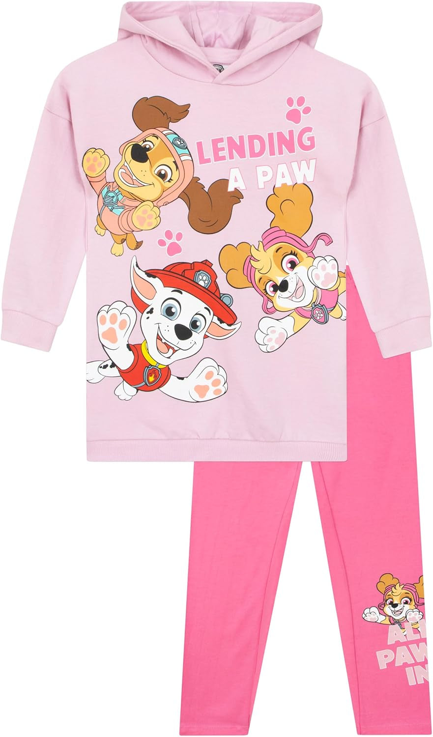 Paw Patrol Atuendo | Sudadera con capucha y pantalones Skye
