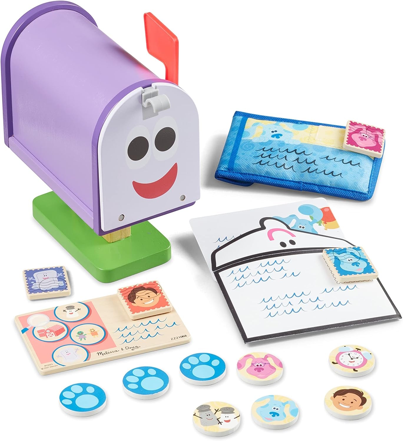 Juego de buzón de madera (27 piezas)