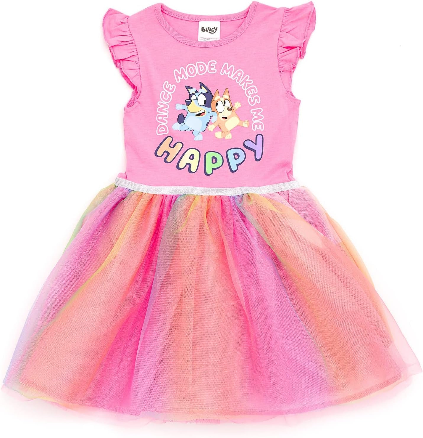 Bluey Vestido de bingo para niñas