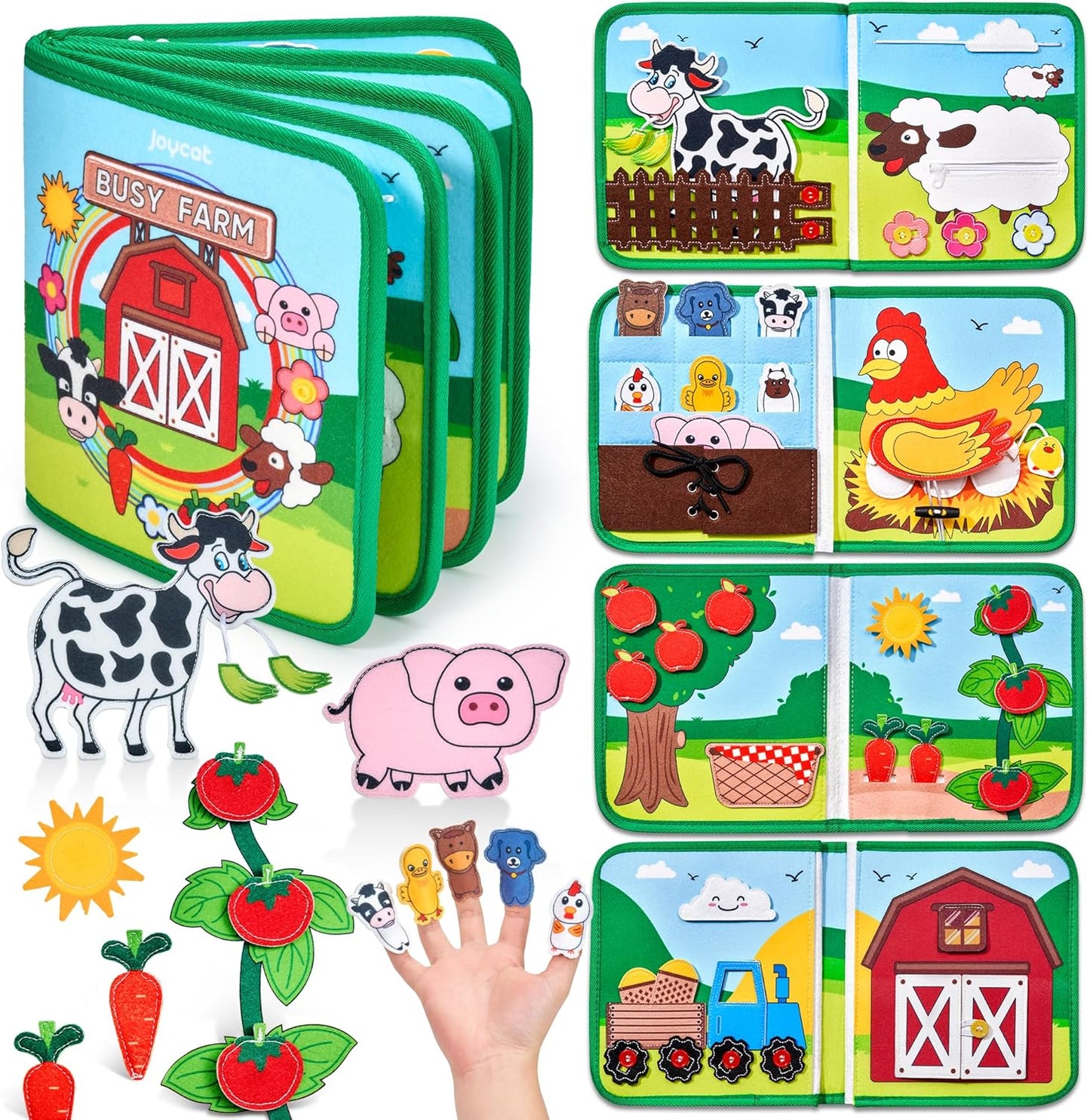 Libro de actividades de animales de granja