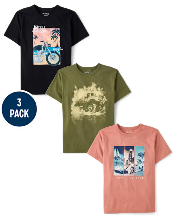 Camisetas 3-Pack