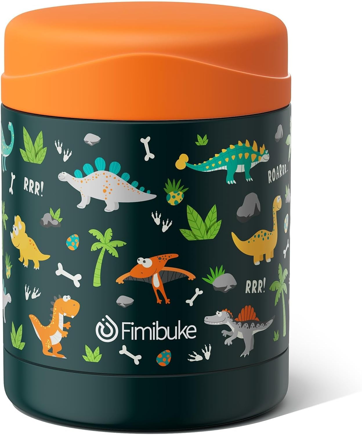 Fimibuke Tarro de comida aislado dinosaurios
