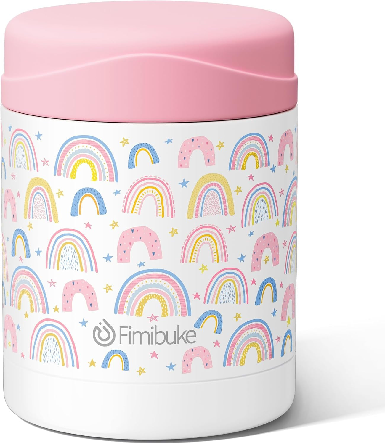 Fimibuke Tarro de comida aislado arcoiris
