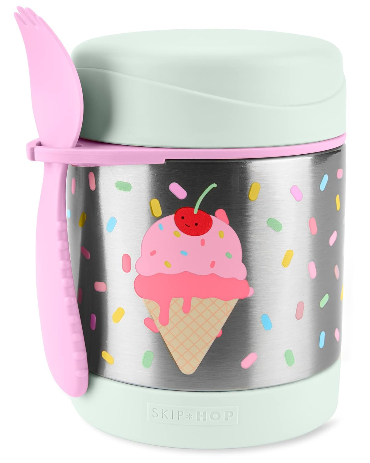 Skip Hop Tarro aislado de comida Diseño de Helado