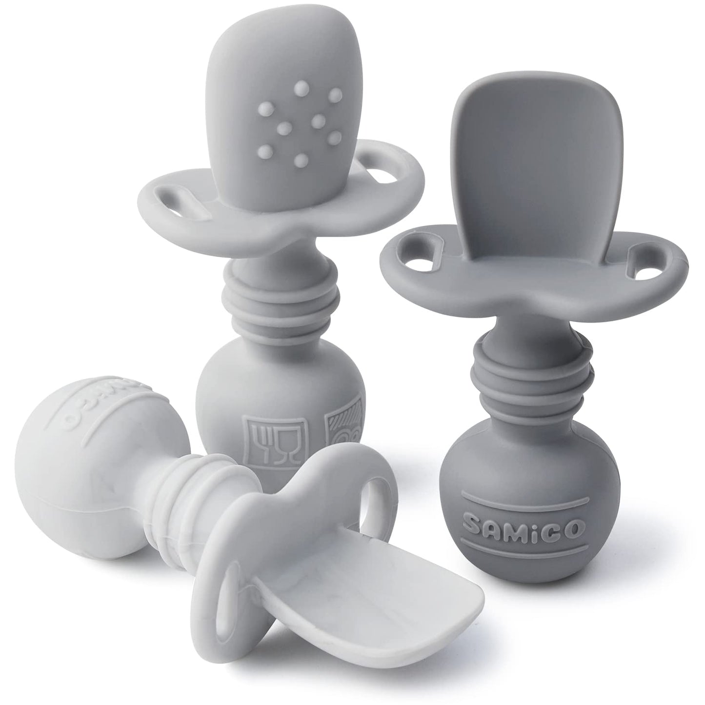 Cucharas de silicona, paquete de 3