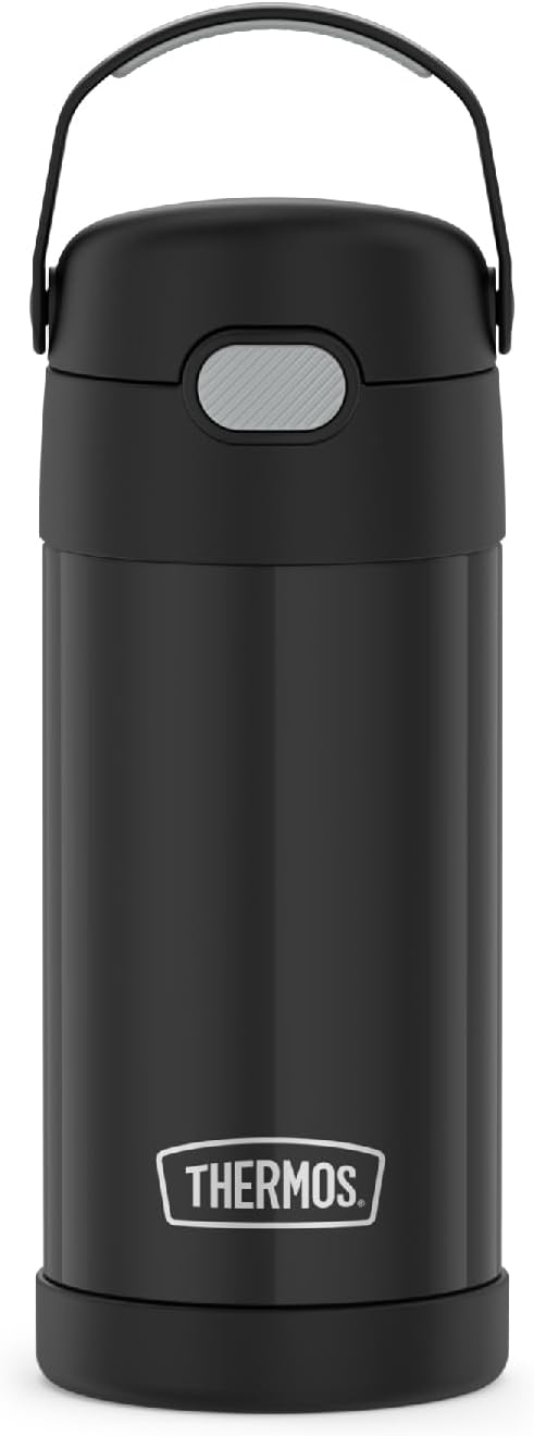 THERMOS FUNTAINER - Botella de agua con pajilla, 12 onzas