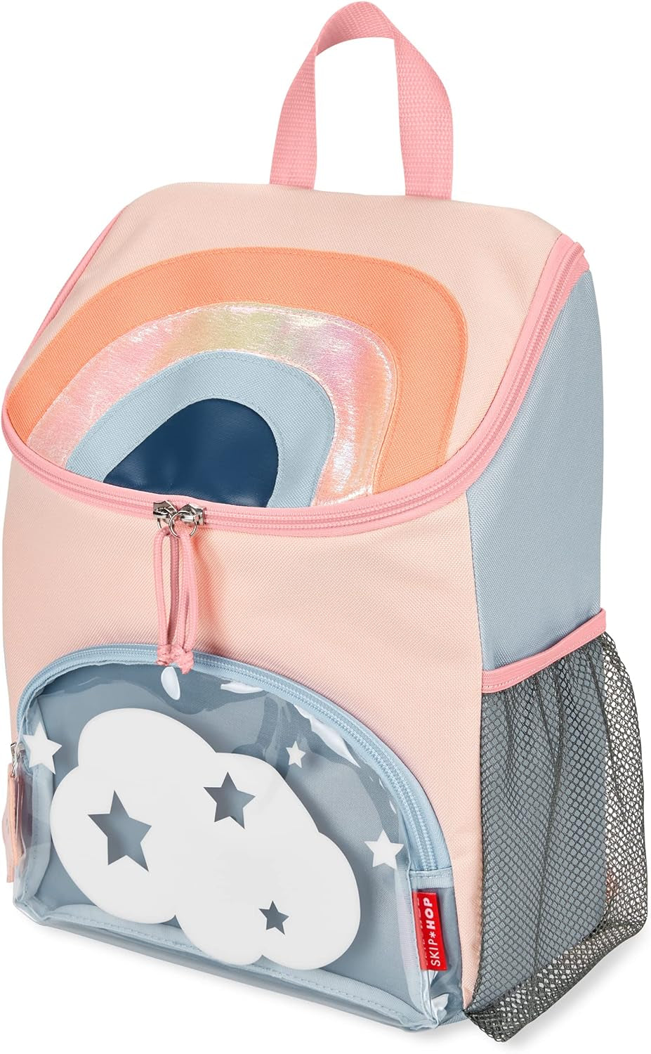 Skip Hop Mochila para niños grandes, arcoíris 14 Pulgadas