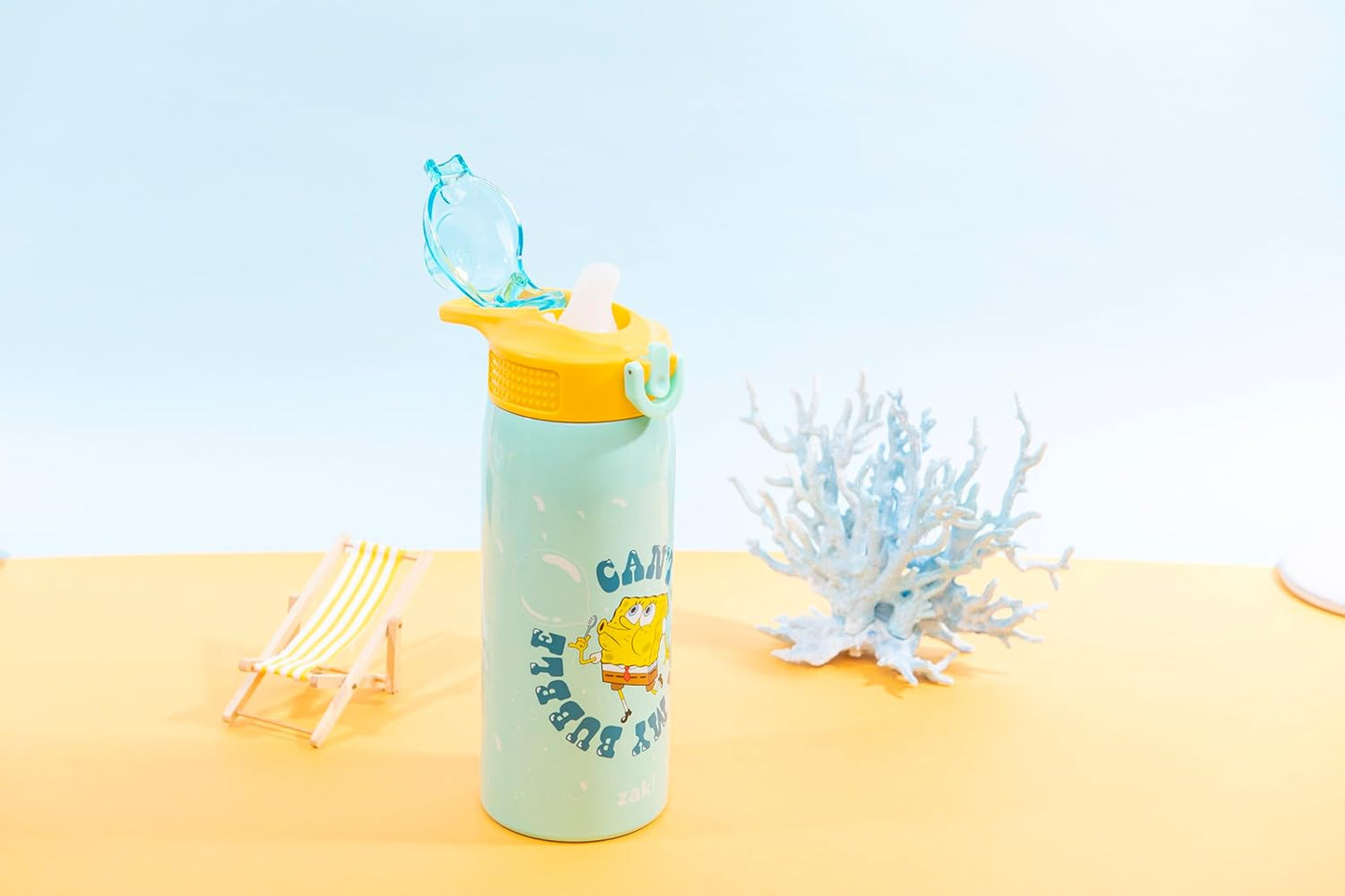 Zak Designs botella de agua de acero inoxidable de 19 onzas