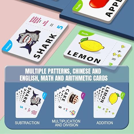 Juguetes de equilibrio matemáticas y palabras