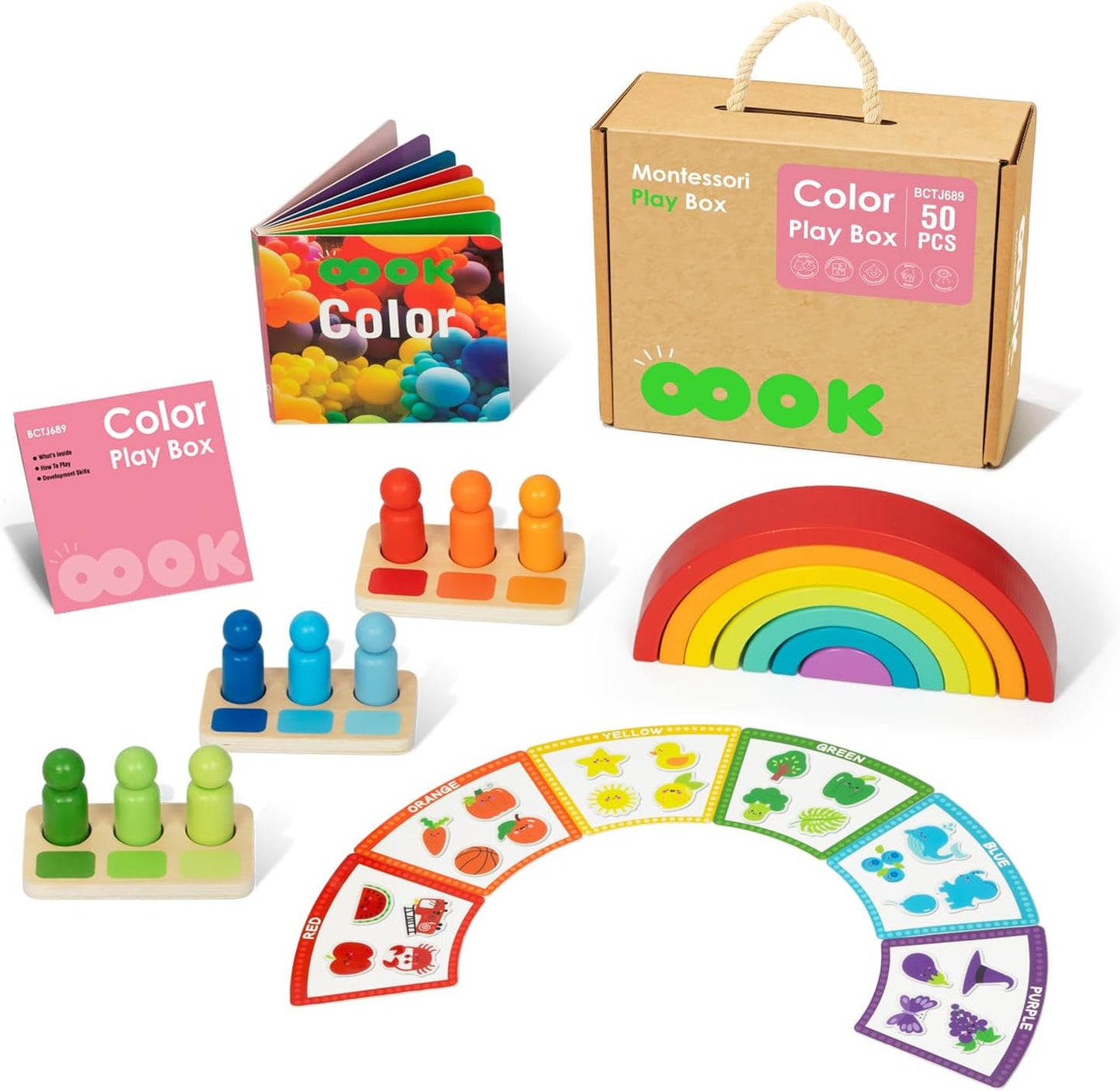 Kit Montessori Caja de color