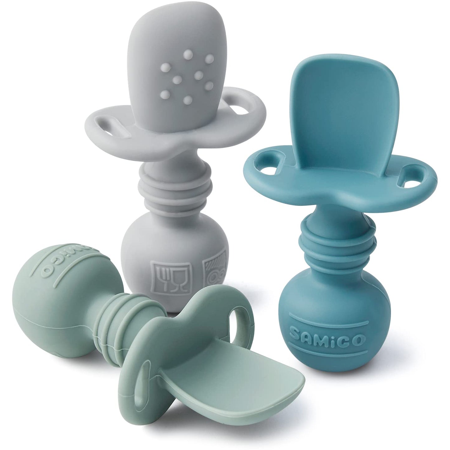 Cucharas de silicona, paquete de 3