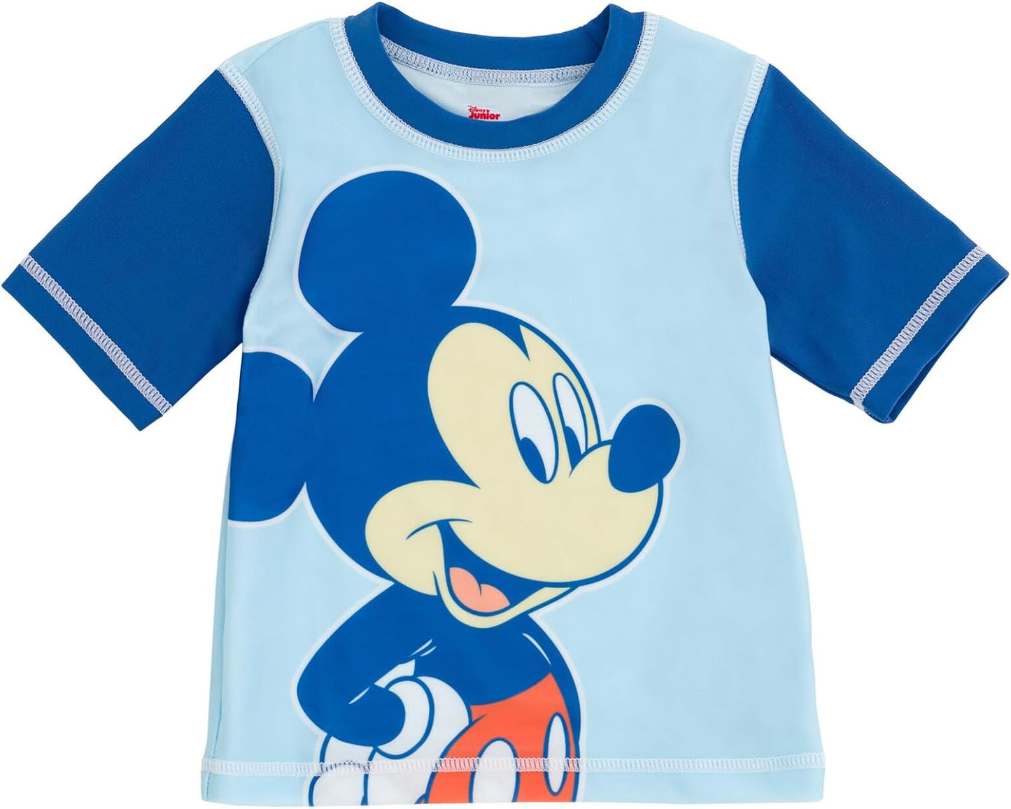 Disney Mickey Mouse - Conjunto de traje de baño y camiseta de neopreno para bebés y niños