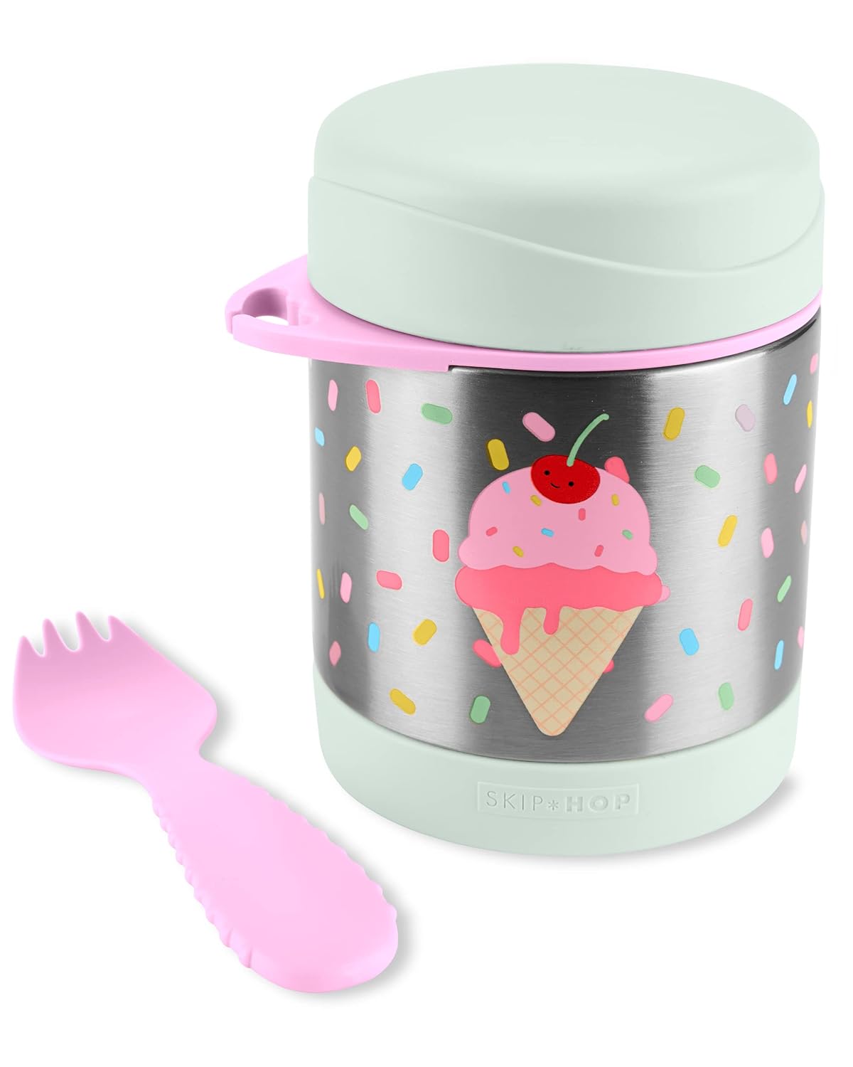 Skip Hop Tarro aislado de comida Diseño de Helado