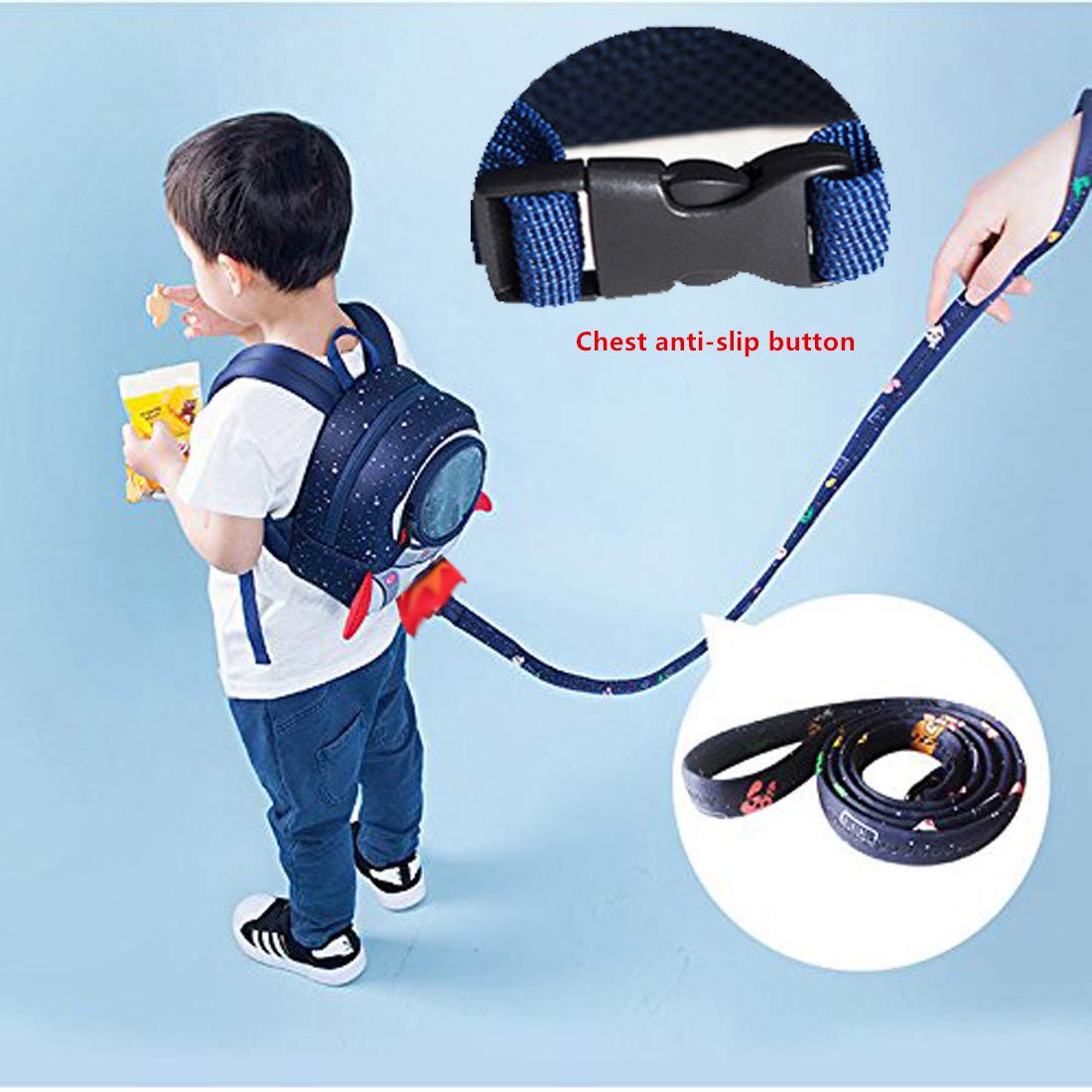 mini mochila con arnes