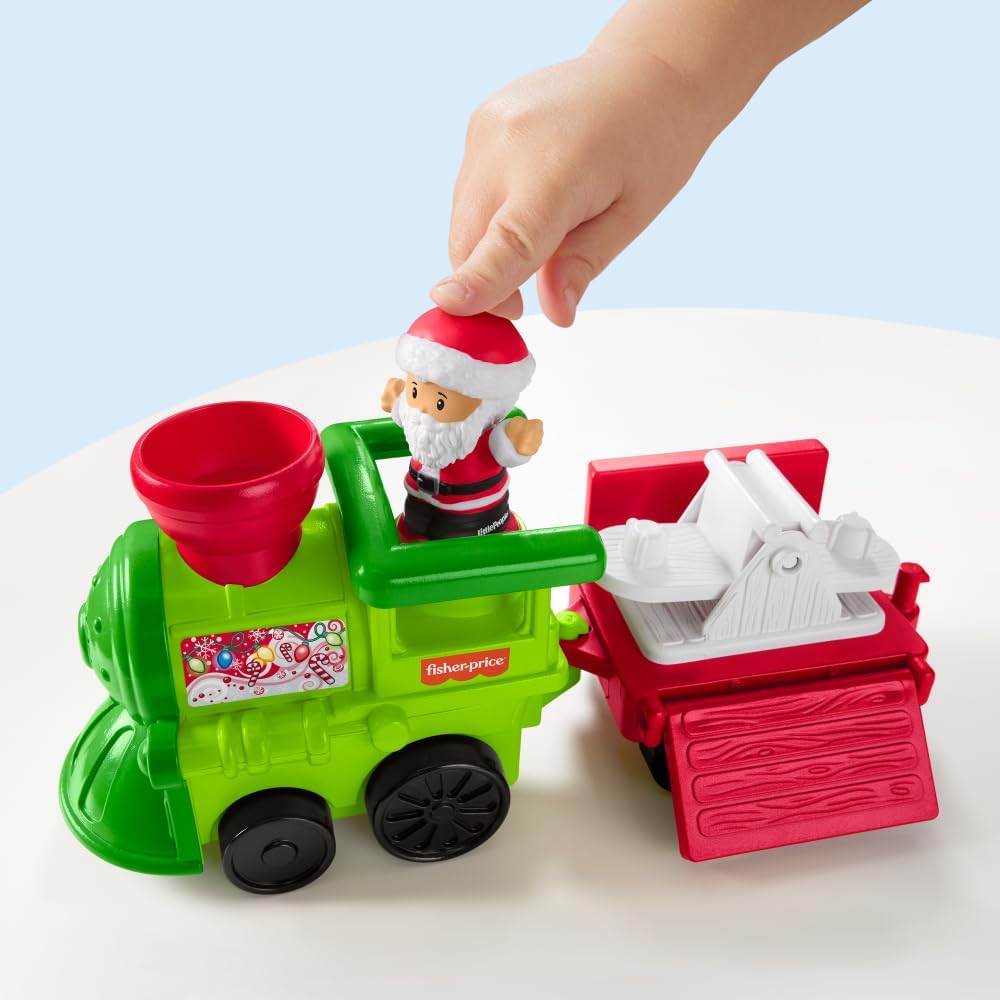 Fisher-Price Little People Juguete musical de tren navideño