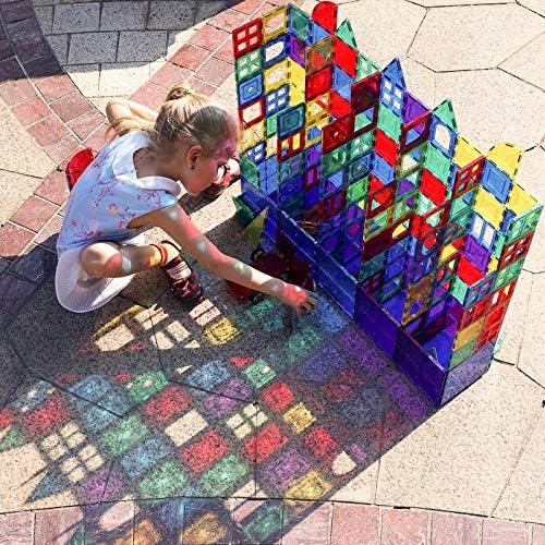Juego de construcción de bloques magnéticos para niños, bloques de construcción con imanes