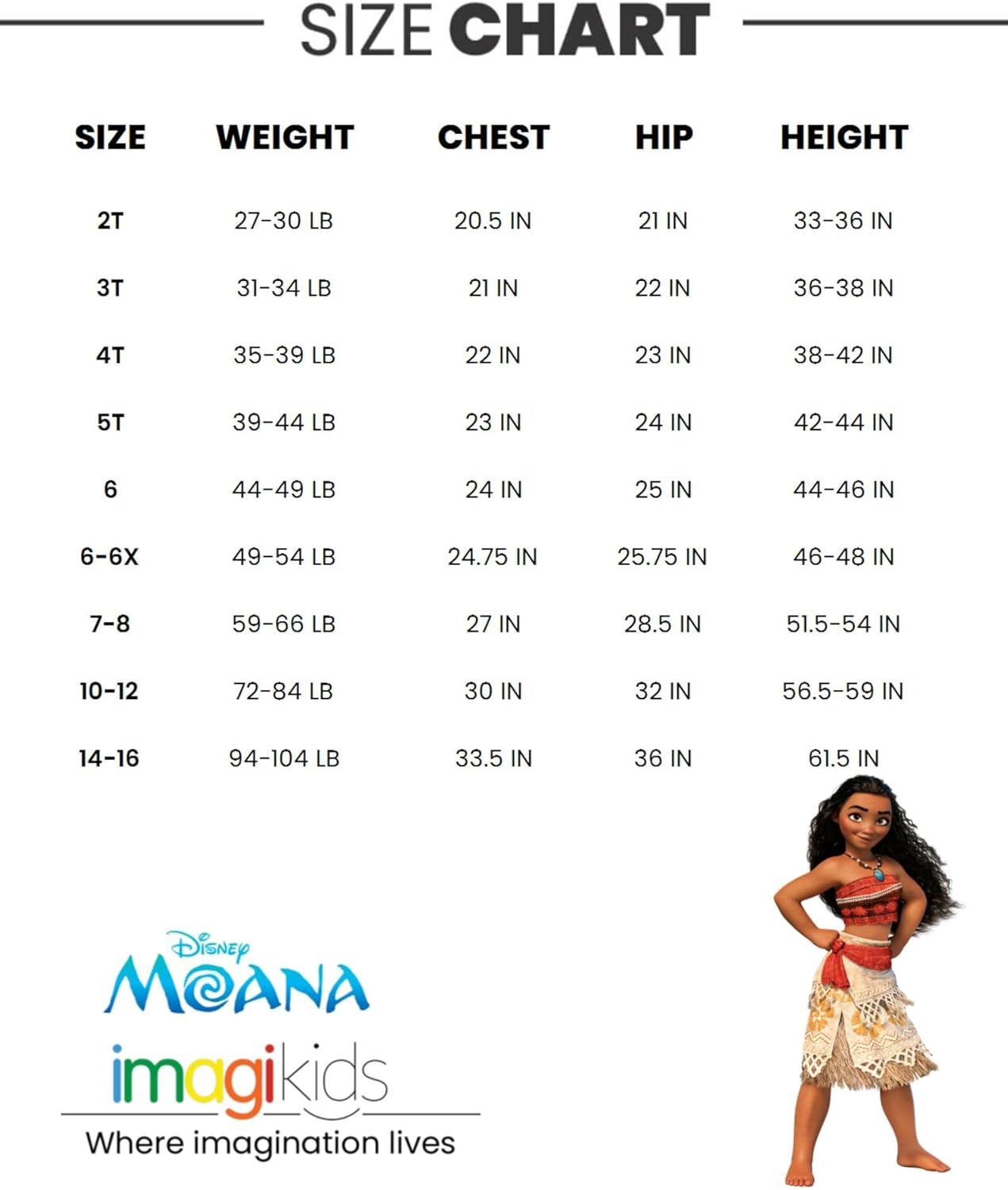 Disney Vestido de tul Moana