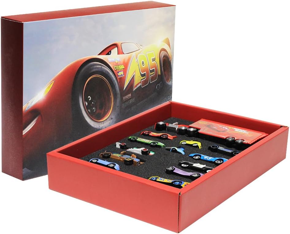 15 piezas de coches 2 3 juguetes, coche fundido a presión Cars