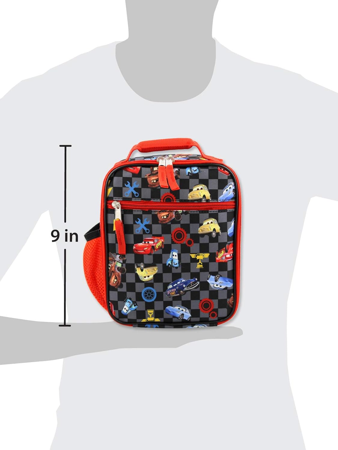 Disney Lightning McQueen - Contenedor de comida para niños, con aislamiento