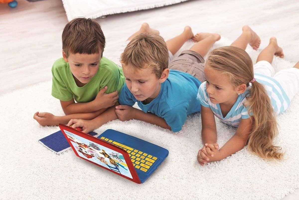 Lexibook Paw Patrol - Portátil educativo y bilingüe en español/inglés