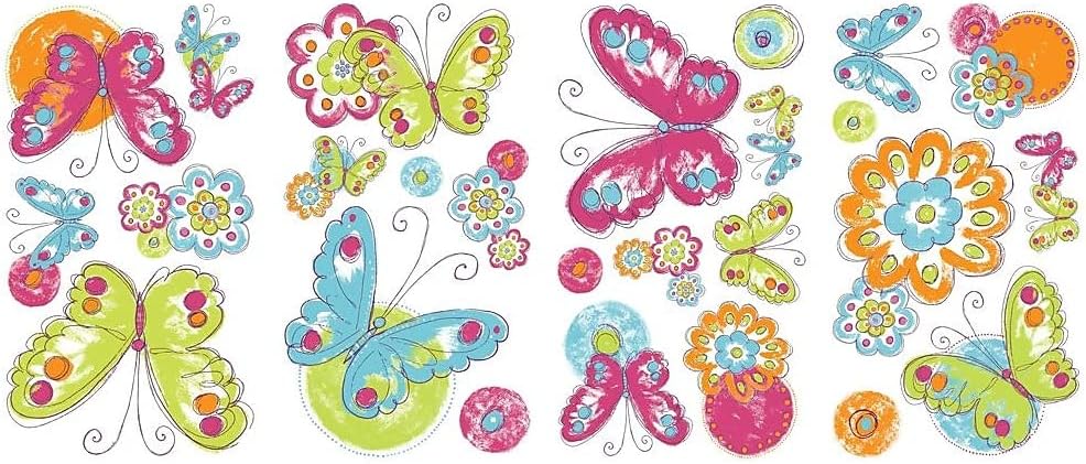 mariposas Calcomanías de pared para despegar y pegar