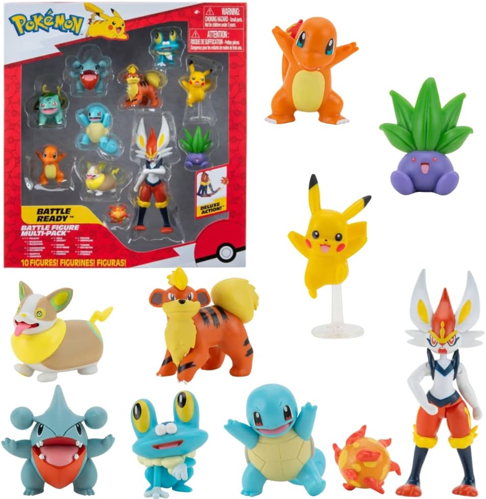 Pokemon Paquete de 10 figuras de batalla