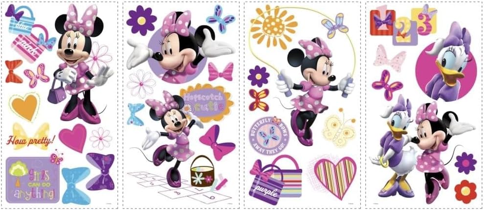 Minnie - Calcomanías de pared para despegar y pegar