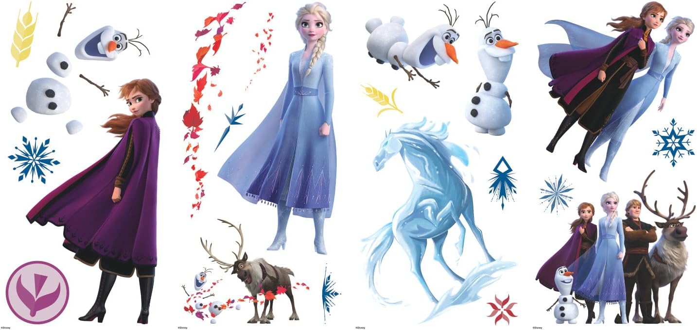 Frozen 2 - Calcomanías de pared para despegar y pegar