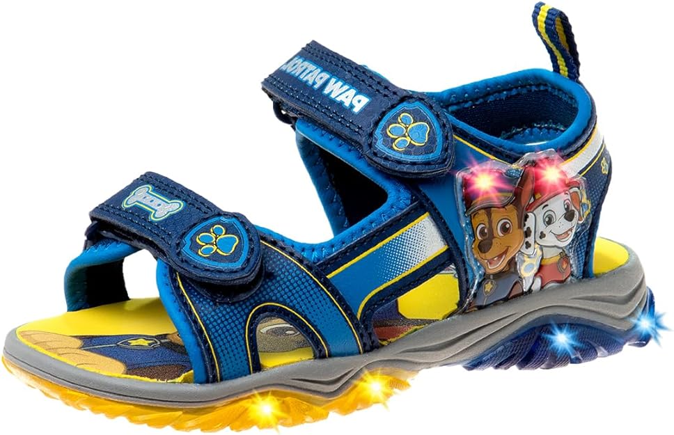 Nickelodeon Sandalias de Paw Patrol con luz LED Chase Marshall