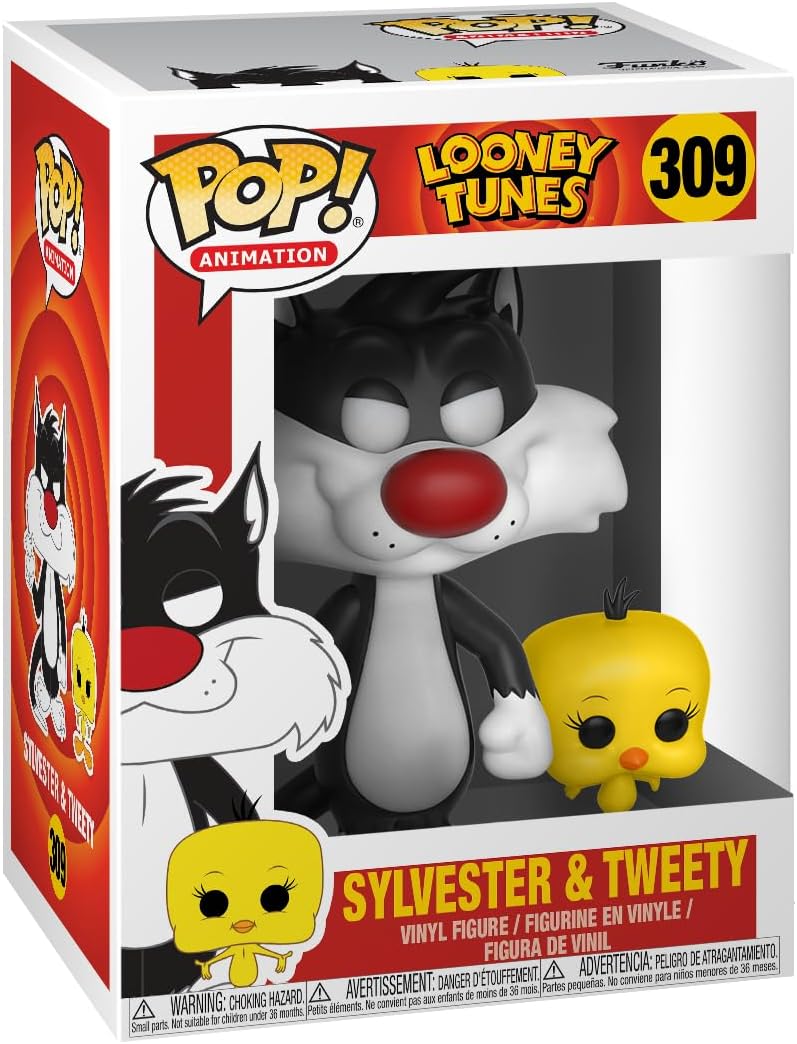 Funko Pop! Animation: Looney Tunes - Juguete coleccionable de Sylvester & Tweety