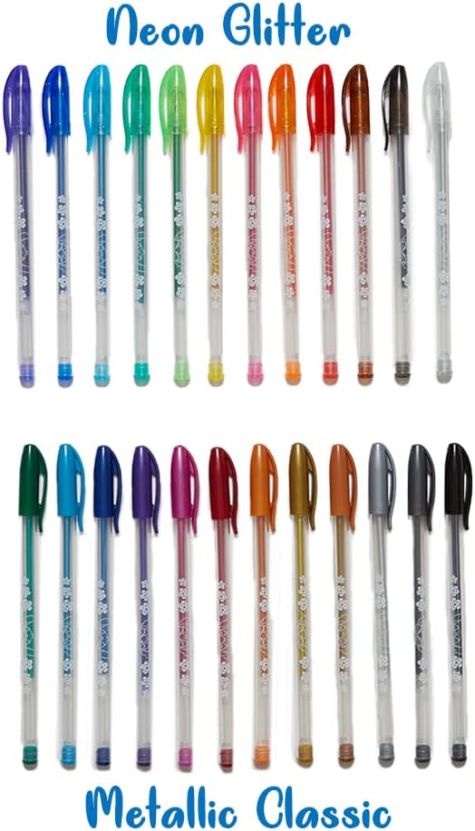 Juego de bolígrafos de gel