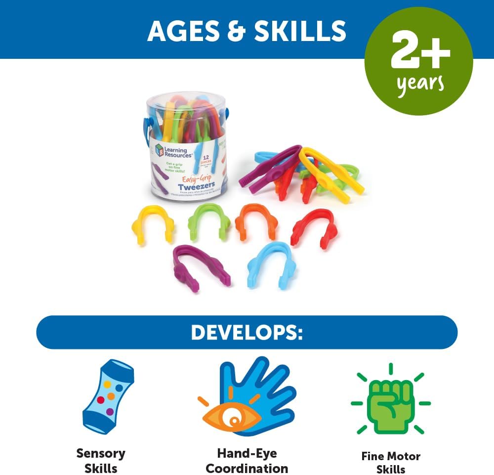 Pinzas, habilidades motoras finas Learning Resources