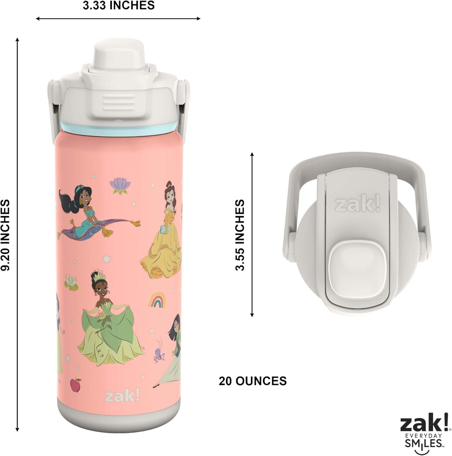 zak Botella aislada acero inoxidable 20 onzas