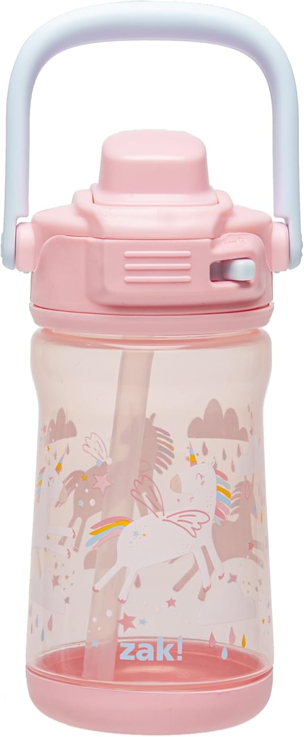 Zak Designs Botella de agua plástico de 12 onzas