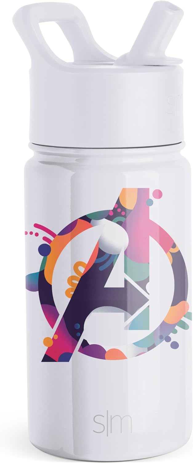 Simple Modern Botella de agua de acero inoxidable 14 onzas