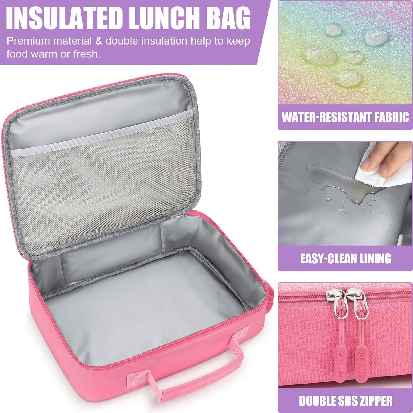 Kit de lonchera Fimibuke Color lila