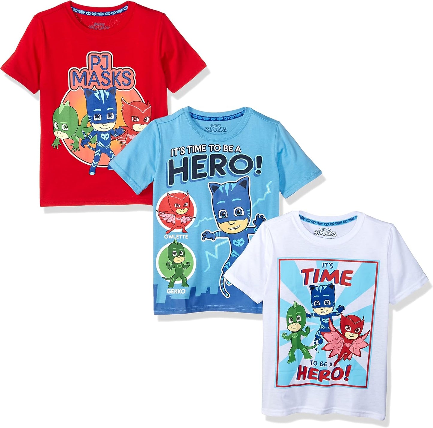 Pack 3 Camisas, PJ Masks
