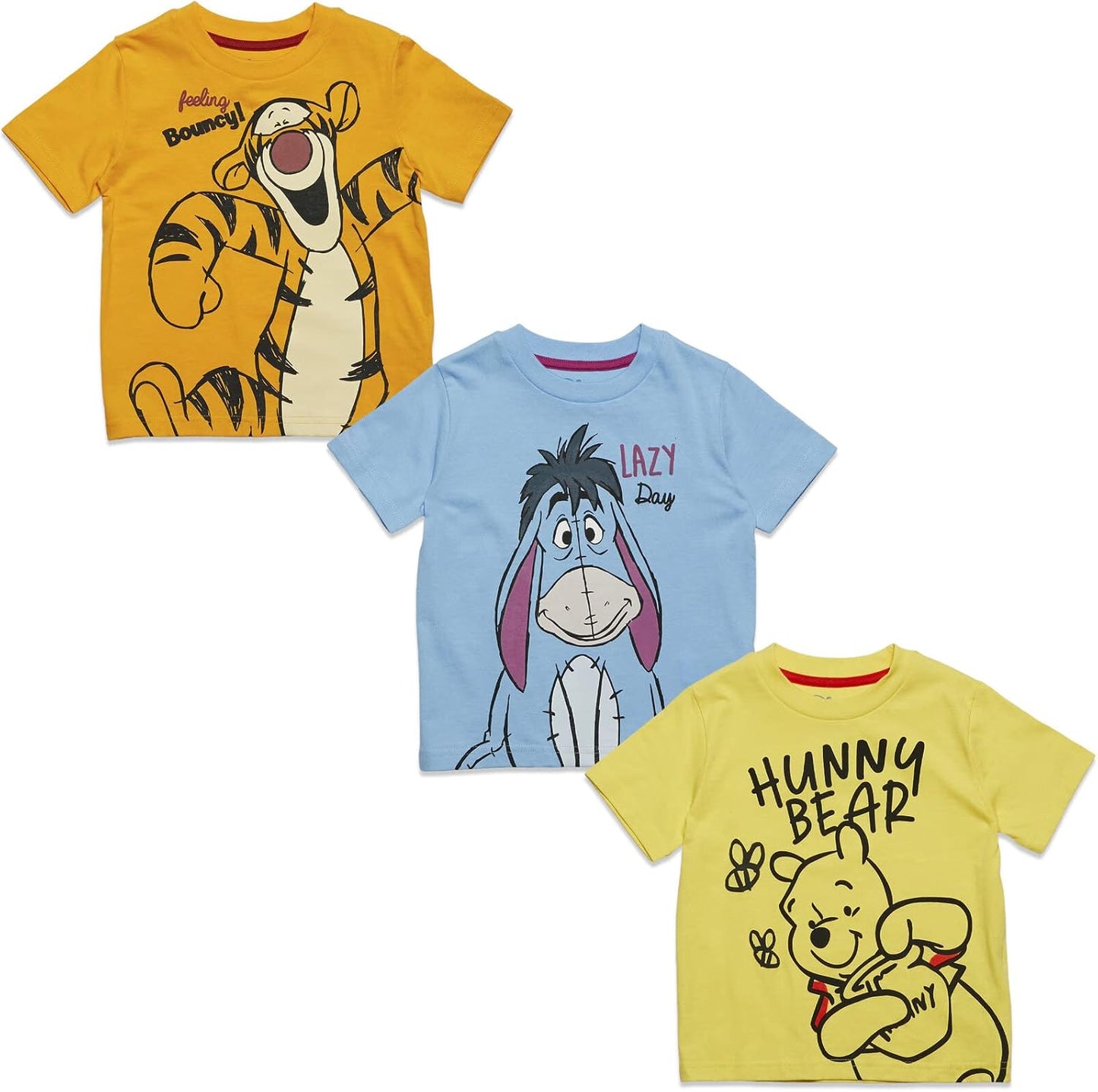 Winnie The Pooh Tigger, paquete de 3 camisetas