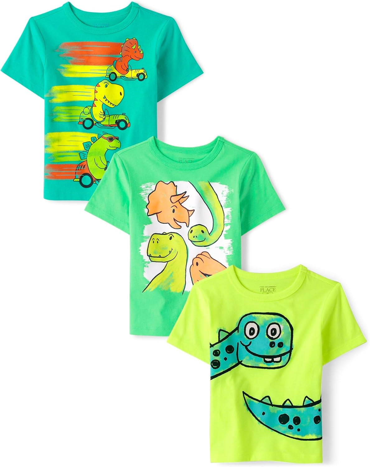 Baby Boys Dinos Short Sleeve Graphic T Shirt