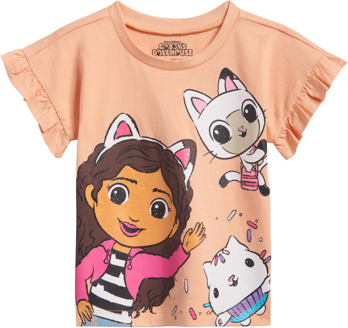 GABBY'S DOLLHOUSE - Conjunto de camiseta y pantalones cortos