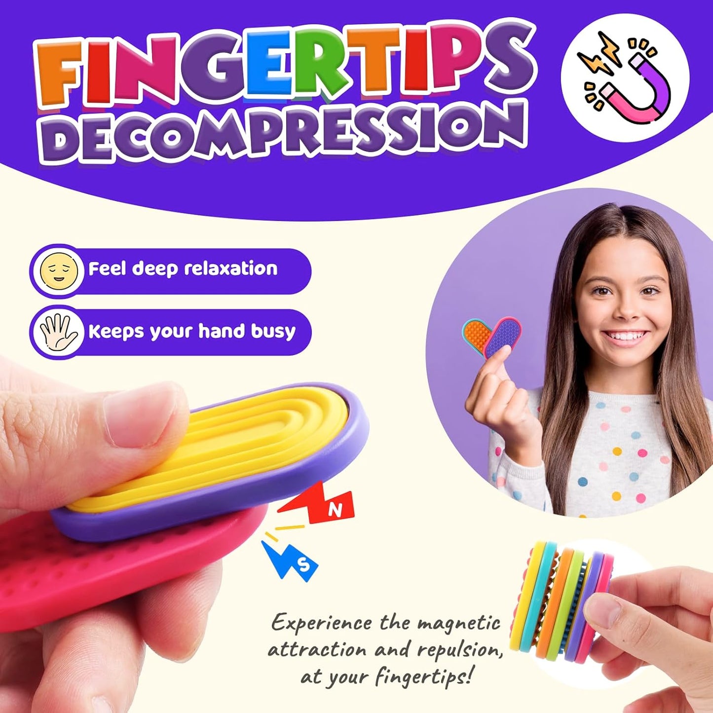 Juguetes magnéticos sensoriales