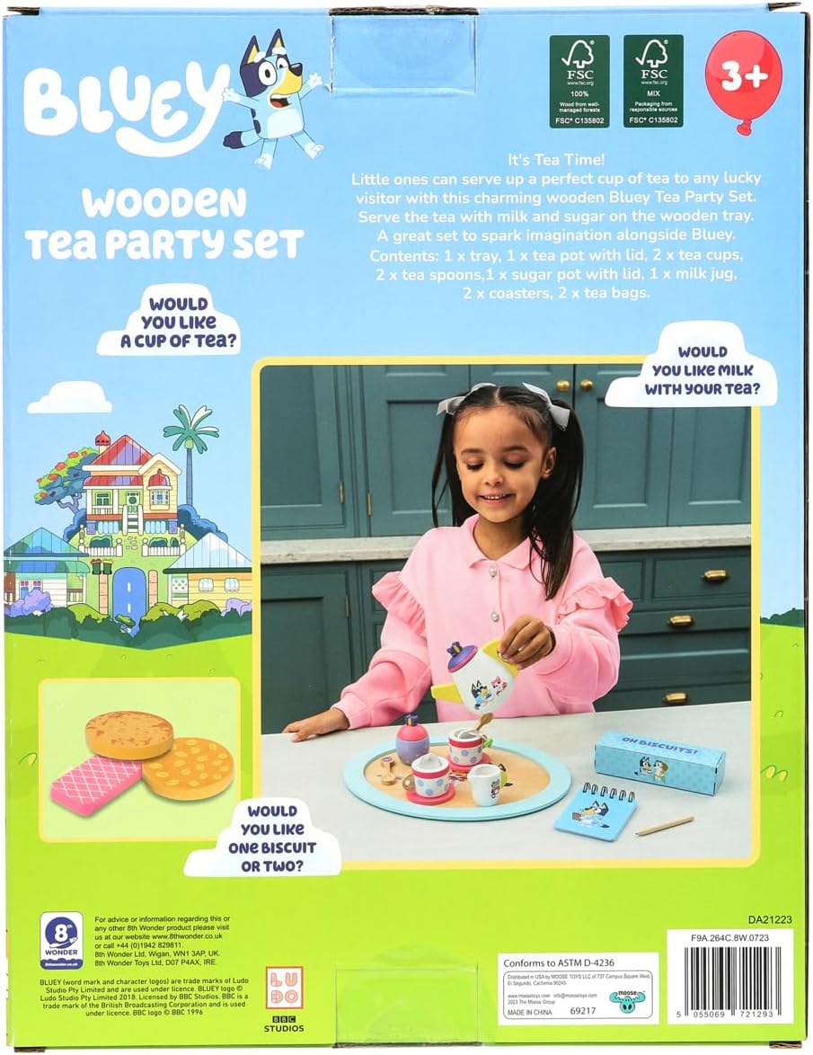 Bluey Juego de fiesta de té