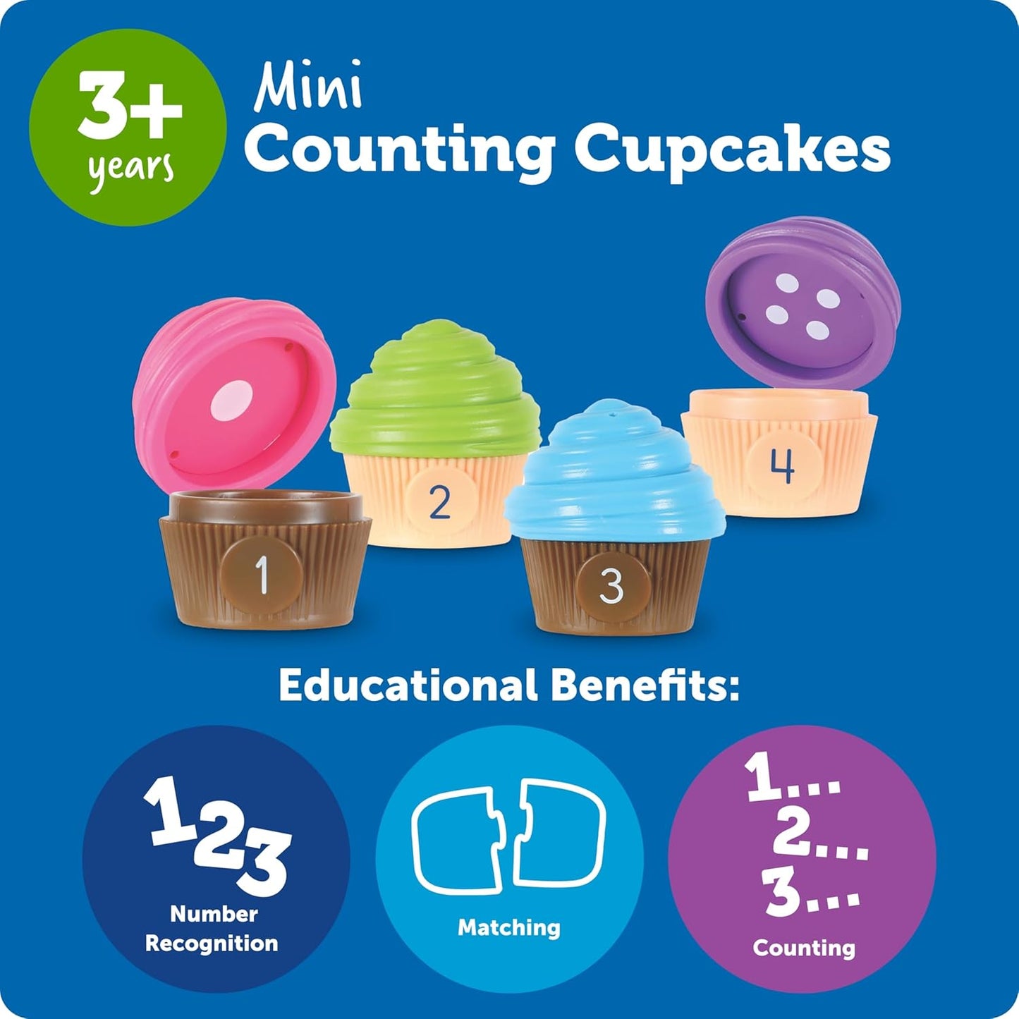 Mini cupcakes de conteo