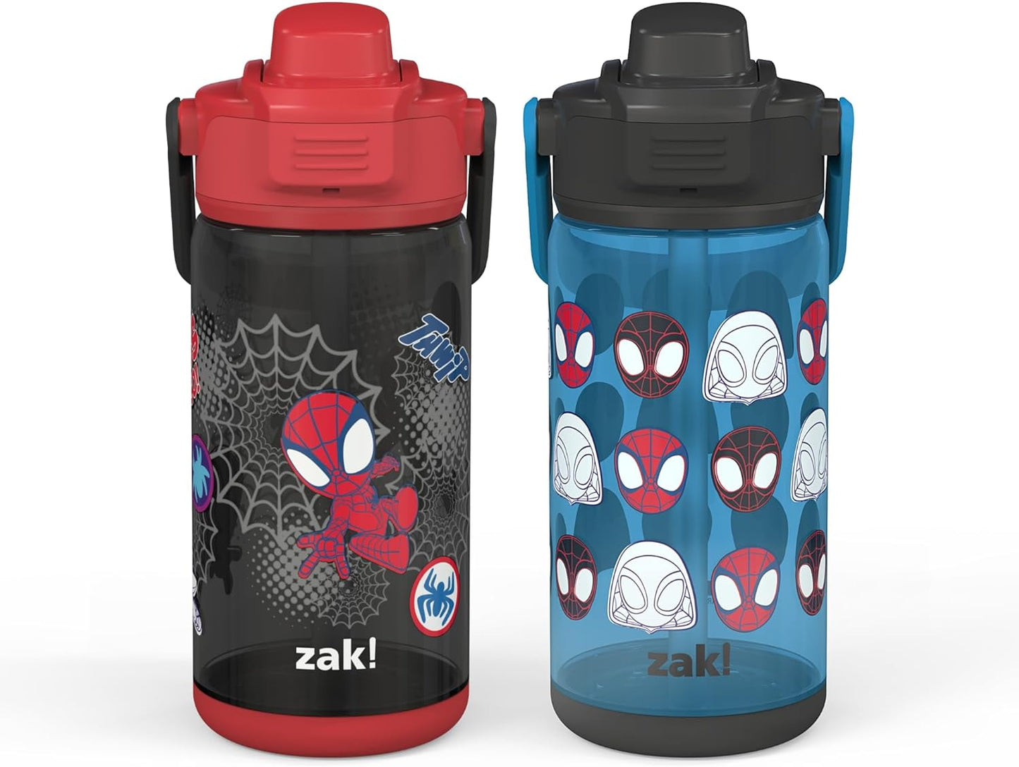 Zak Juego de 2 botellas de 16 onzas cada una, plástico duradero