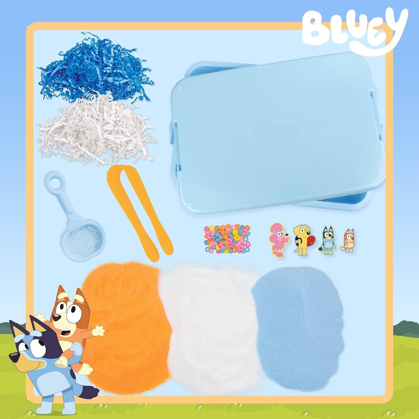 Bluey, juguetes sensoriales