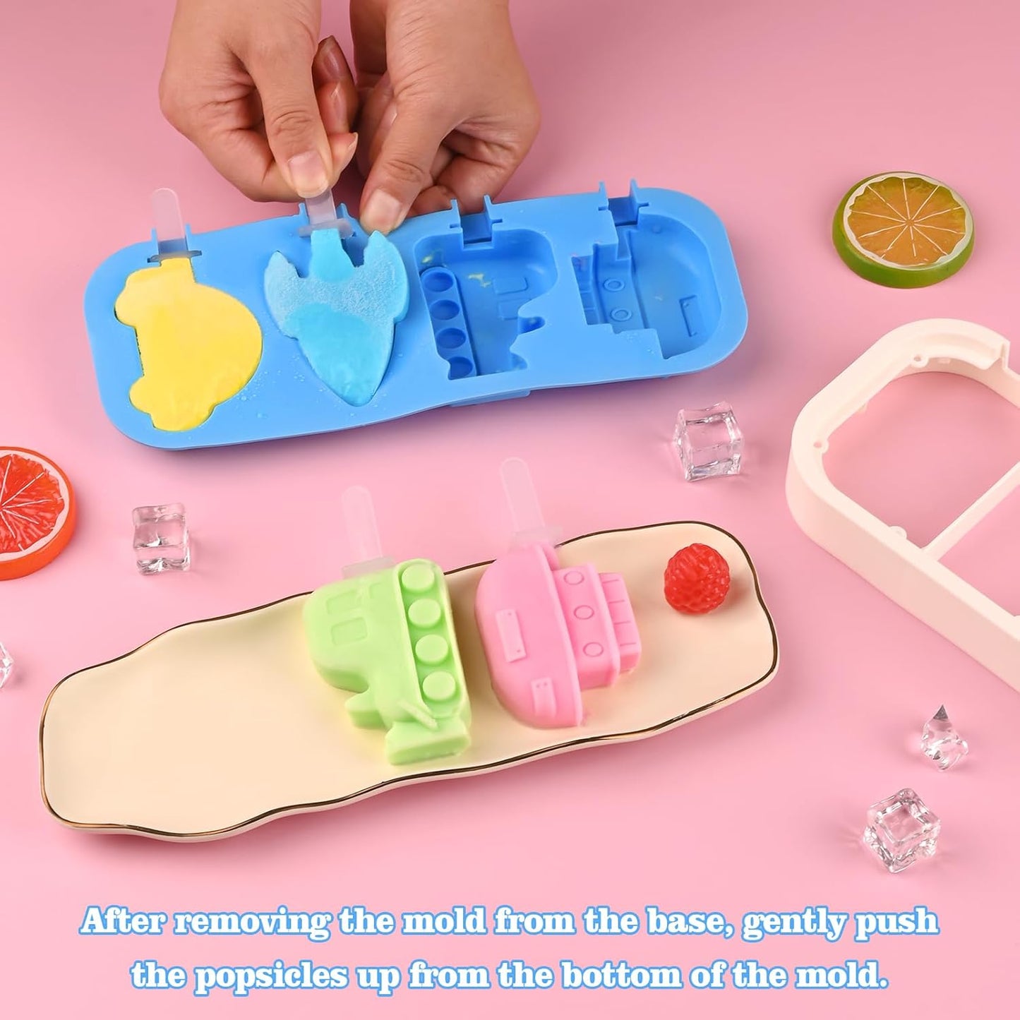 Molde de silicona para helados, meriendas creativas